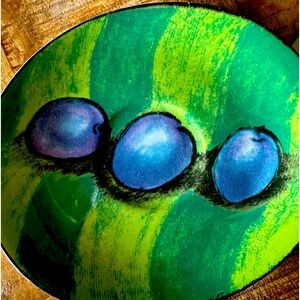 Vintage Misono Tuscany Hand Painted Oval Saucers